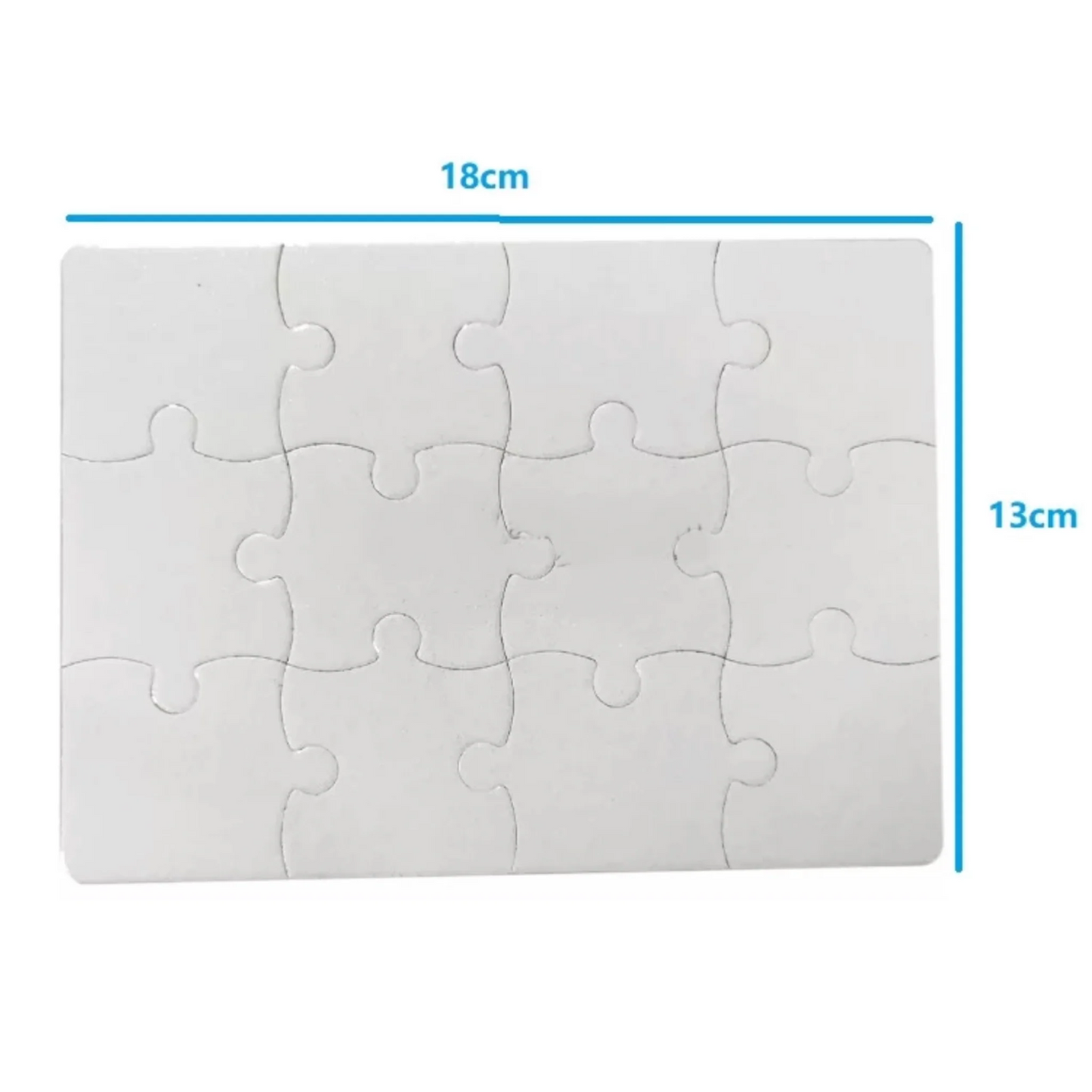 High Gloss Cardboard Puzzle 12 pc