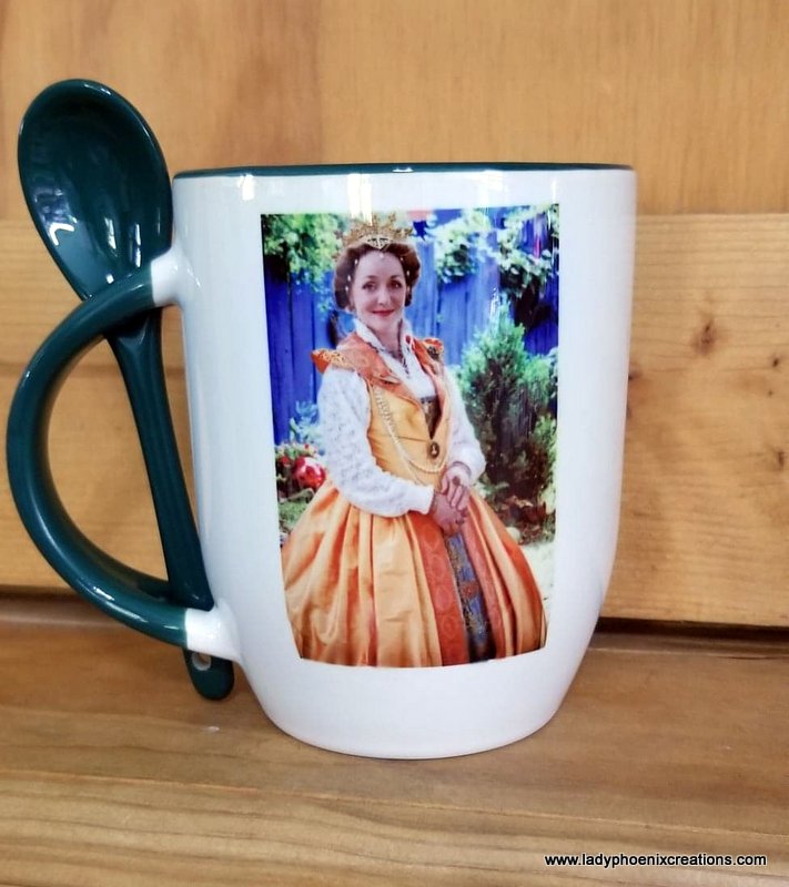 Coffee cup with spoon