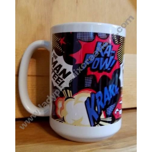 Coffee Mug Dye Sublimated -Man of Steel - Lady Phoenix Creations