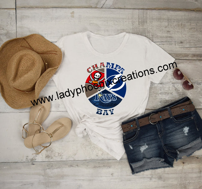 Original Champa Bay Art Dye Sublimated Unisex Tshirt