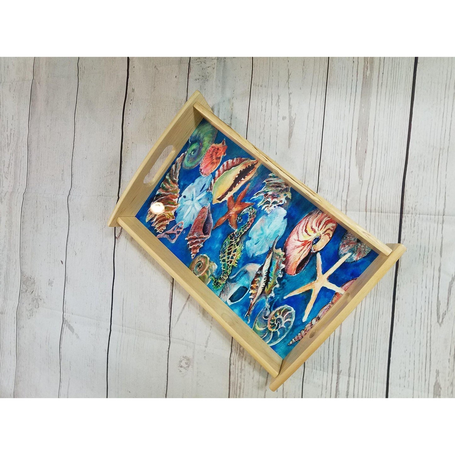 Wood Serving Tray - Lady Phoenix Creations