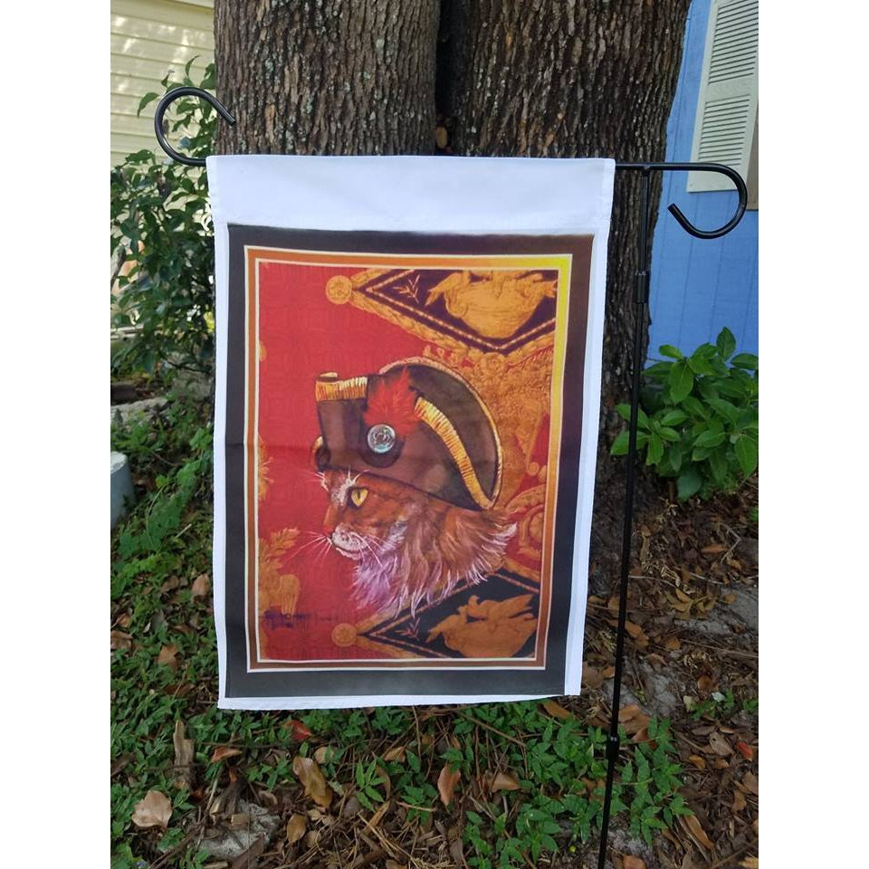 Gracie Garden Flag without Pole by Raphael Vinci - Lady Phoenix Creations