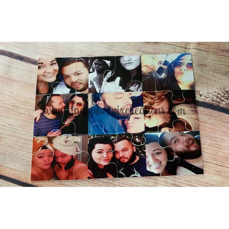 High Gloss Cardboard Puzzle 12 pc - Lady Phoenix Creations