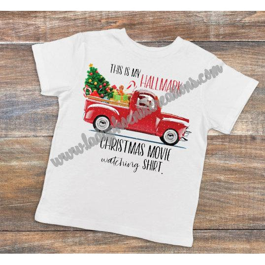 My Hallmark Shirt Red Truck - Dye Sublimated shirt - Lady Phoenix Creations