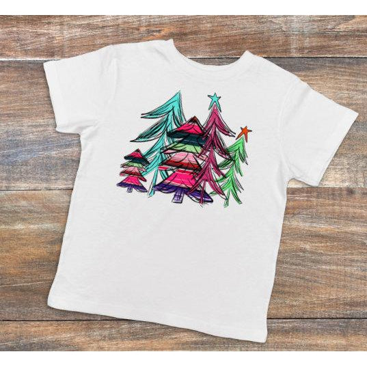 Serape Christmas Trees - Dye Sublimated shirt - Lady Phoenix Creations