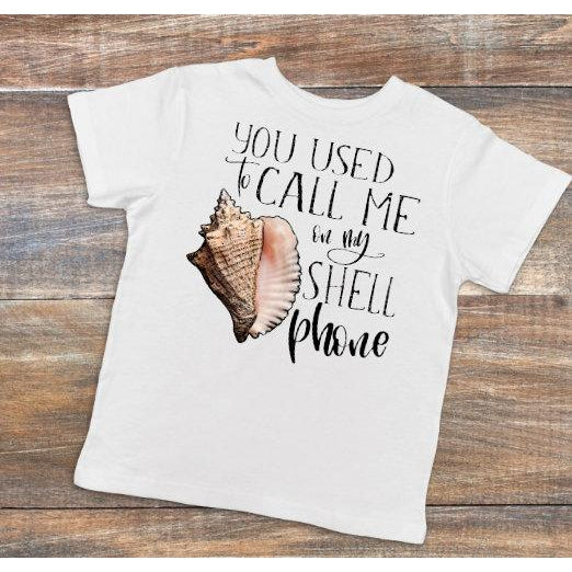 Call Me on My Shell Phone - Dye Sublimated shirt - Lady Phoenix Creations