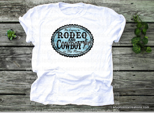 Rodeo and cowboy Dye Sublimated shirts - Lady Phoenix Creations