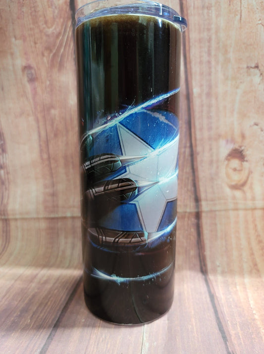 20oz. Skinny Tumbler - Super Hero & Villain