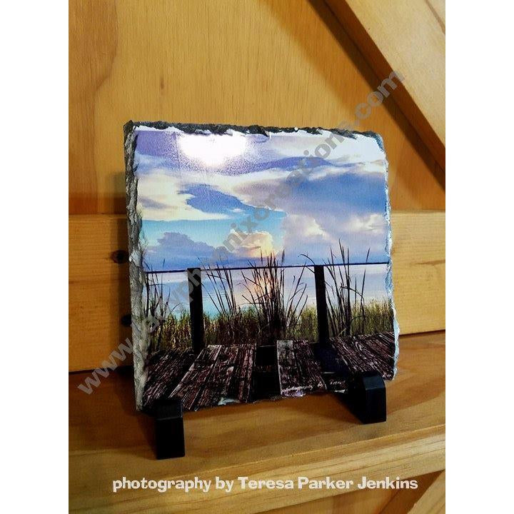 Stone Slate 6x6 - Dye Sublimated - Photgraphy by Teresa Parker Jenkins - Lady Phoenix Creations