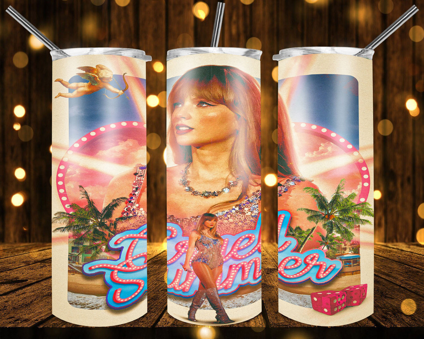 20oz. Skinny Tumbler - TS Summer