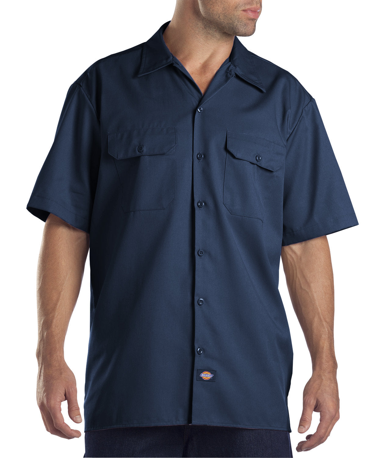 Dickies Men's Short-Sleeve Work Shirt Embroidered