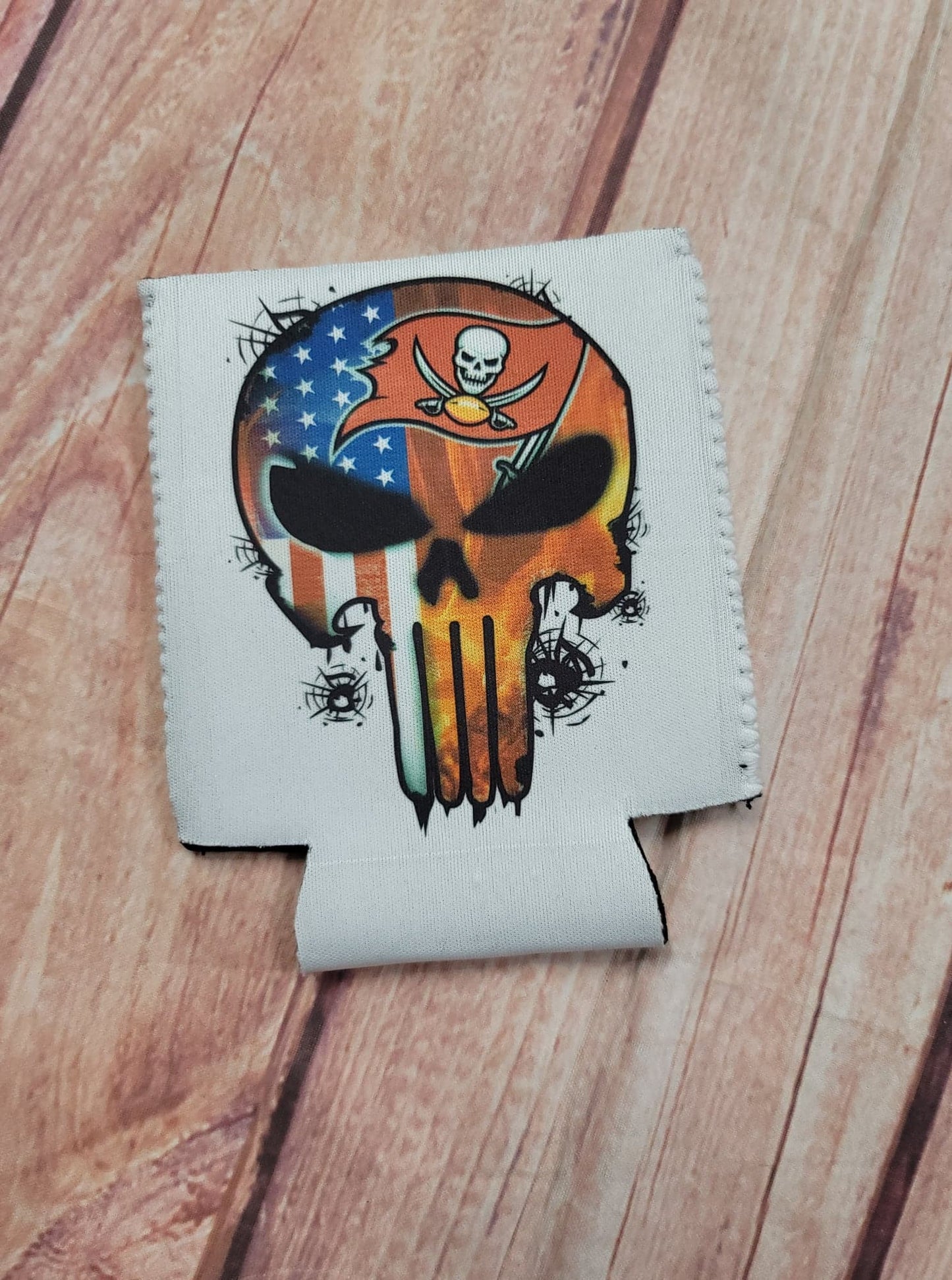 Can Koozie Bucs Punisher