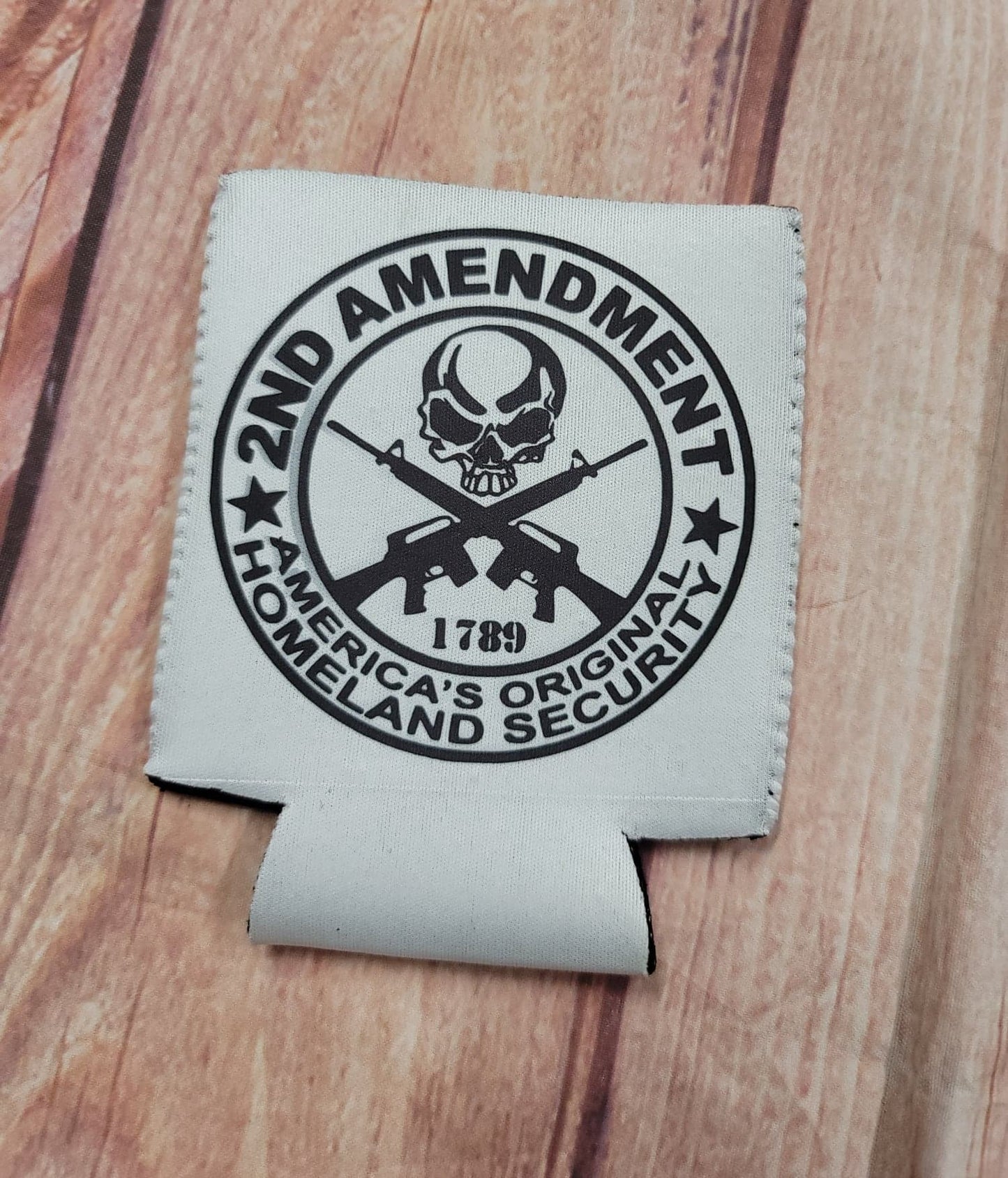 Can Koozie 2nd Amendment Skull