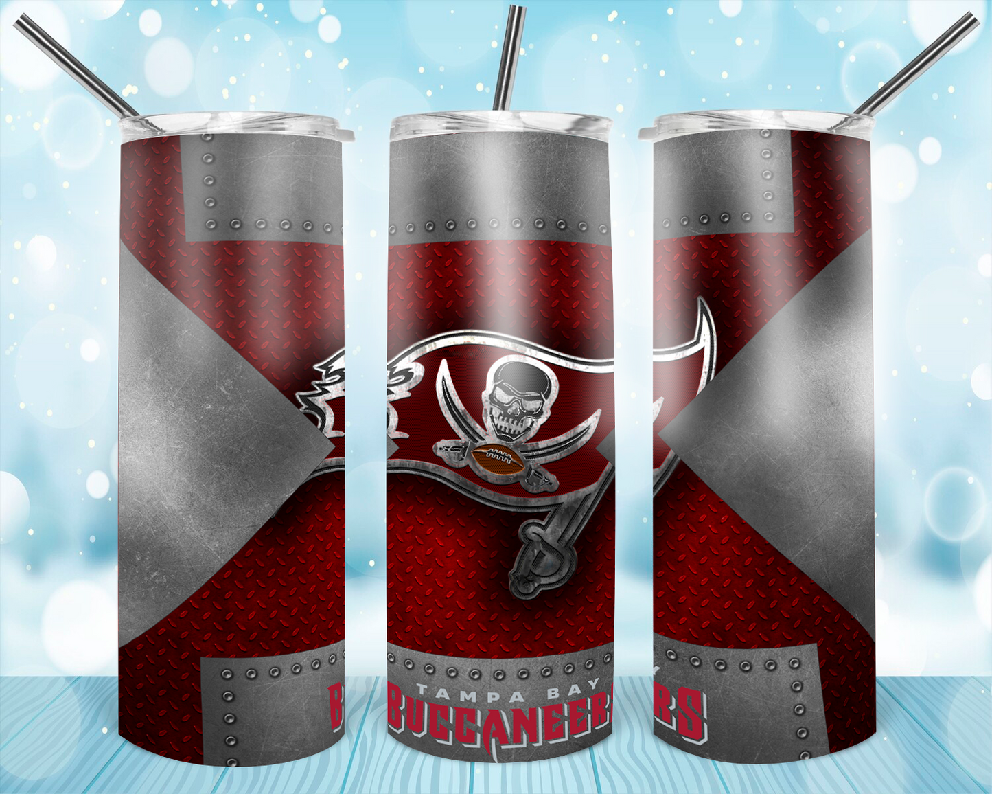 20oz. Skinny Tumbler - Buccaneers