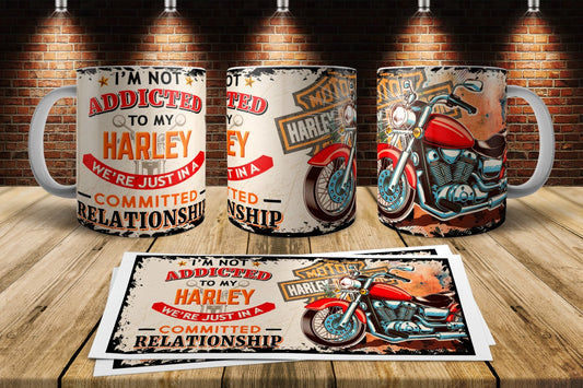 Coffee Mug Addicted to Harley