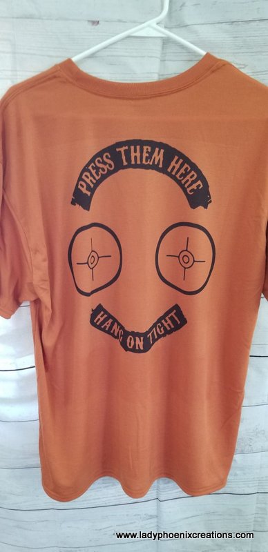 Press Them Here and Hold on Tight Dye Sublimated Shirt