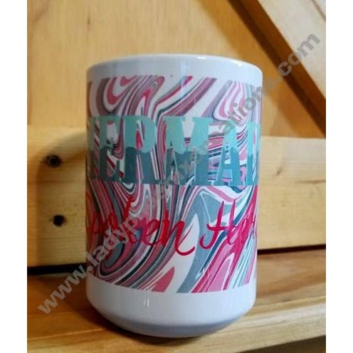 Coffee Mug Dye Sublimated - Mermaid spoken here - Lady Phoenix Creations