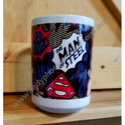 Coffee Mug Dye Sublimated -Man of Steel - Lady Phoenix Creations