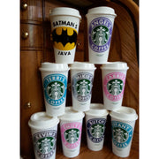 Starbucks Re-usable Travel Coffee Cup - Lady Phoenix Creations