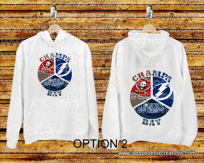 Champa Bay Original Art Hoodie Sweatshirt Dye Sublimation