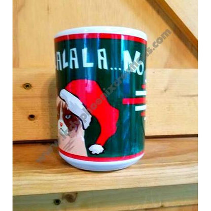 Grumpy Cat Christmas Mug - Lady Phoenix Creations