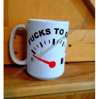 Fucks To Give Mug - Lady Phoenix Creations