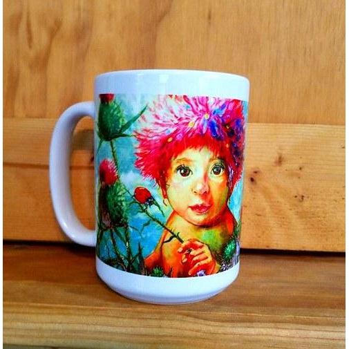 Fairy Child Coffee Mug - Lady Phoenix Creations