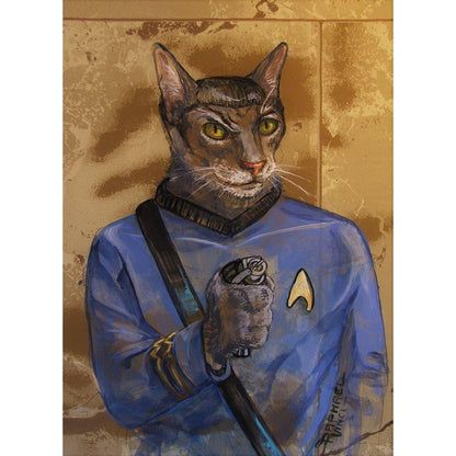 Waffle weave kitchen towel Gracie art - Lady Phoenix Creations