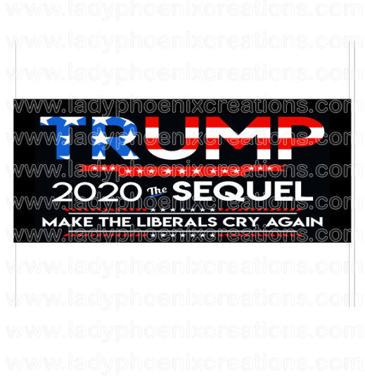 Trump 2020 The Sequel Mug Wrap Design File PNG ONLY no product sent digital download - Lady Phoenix Creations