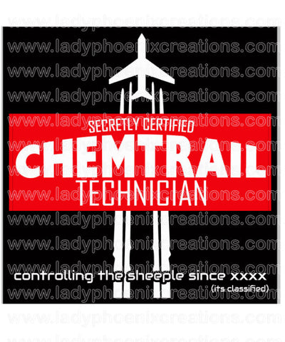 Chemtrail Technician Digital Download PNG file - Lady Phoenix Creations