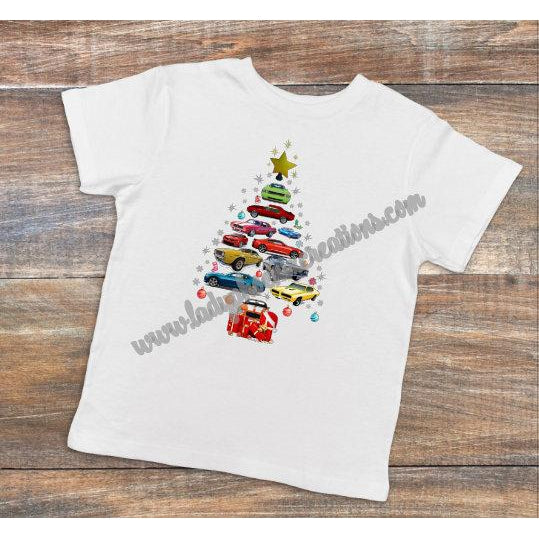 Camaro Christmas Tree - Dye Sublimated shirt - Lady Phoenix Creations
