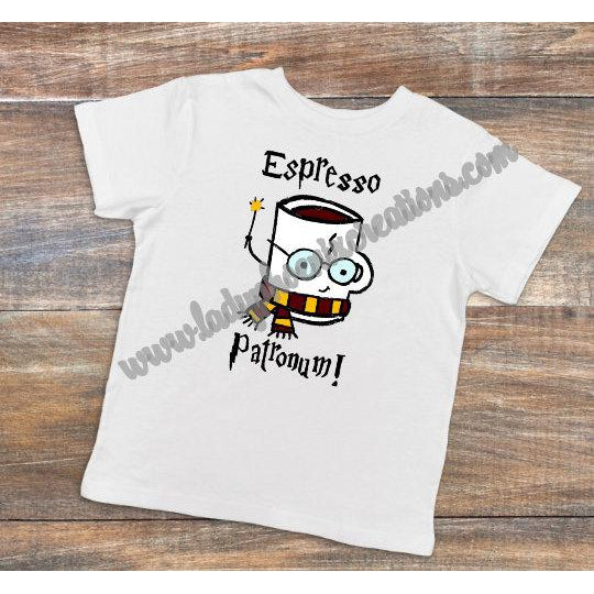 Espresso Patronum - Dye Sublimated shirt - Lady Phoenix Creations