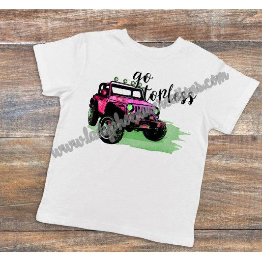 Go Topless - Dye Sublimated shirt - Lady Phoenix Creations