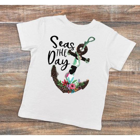 Seas the Day  - Dye Sublimated shirt - Lady Phoenix Creations