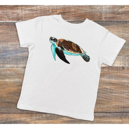 Sea Turtle  - Dye Sublimated shirt - Lady Phoenix Creations