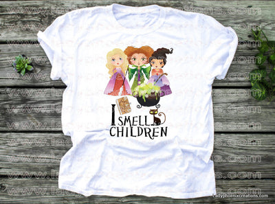 I smell children hocus pocus animated Dye Sublimated shirts - Lady Phoenix Creations