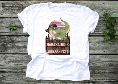 Don't mess with the mamasaurus Dye Sublimated shirts - Lady Phoenix Creations