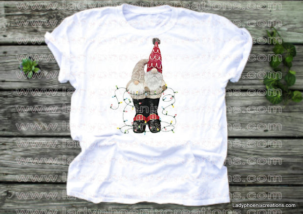 Christmas gnomes in santa boots Dye Sublimated shirts - Lady Phoenix Creations