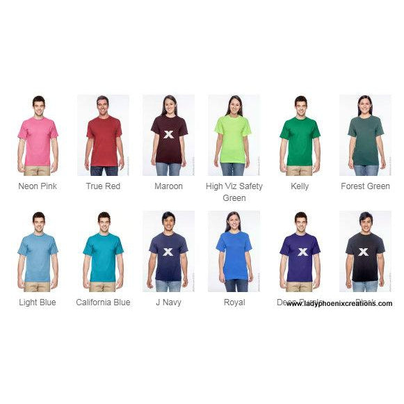 Adult Unisex 5.3 oz., DRI-POWER® SPORT T-Shirt - For Dye Sublimation - Lady Phoenix Creations