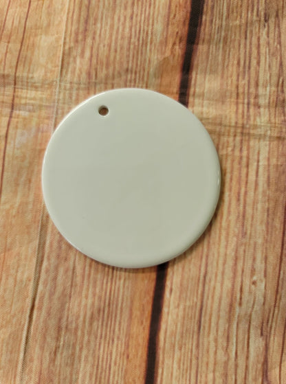 Christmas Ornament - Poly circle