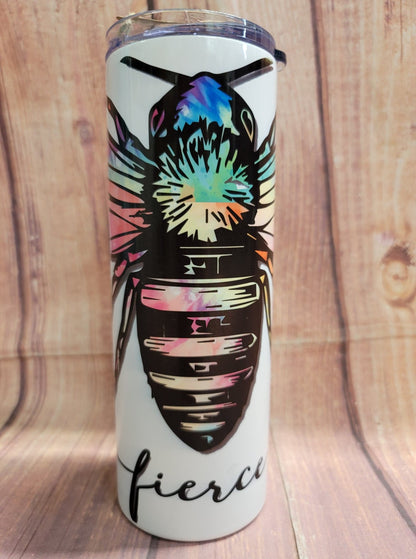 20oz. Skinny Tumbler - Bee Fierce